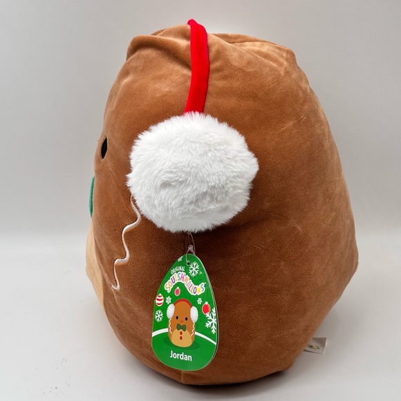 HOLIDAY 12" Jordan Gingerbread Man Squishmallows Holiday Christmas Stuffed Plush - Picture 5 of 9